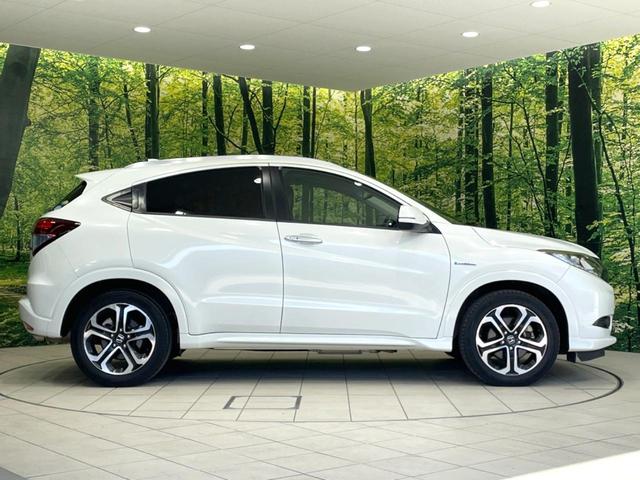 ヴェゼル ハイブリッドＺ　禁煙車　ＳＤナビ　バックカメラ　衝突軽減　ビルトインＥＴＣ　ハーフレザーシート　シートヒーター　スマートキー　ＬＥＤヘッド　クルコン　フルセグ　Ｂｌｕｅｔｏｏｔｈ　純正１７インチアルミ　オートライト（31枚目）