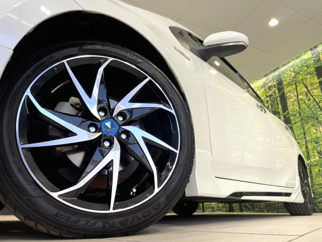 プリウス Sツーリングセレクション 禁煙車 モデリスタ 純正9型ナビ バックカメラ セーフティセンス ドラレコ ETC2.0 フルセグ レーダークルーズ レザー調シート シートヒーター スマートキー LEDヘッド 純正17インチアルミ(13枚目)