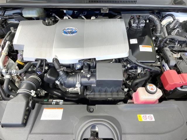 プリウス Sツーリングセレクション 禁煙車 モデリスタ 純正9型ナビ バックカメラ セーフティセンス ドラレコ ETC2.0 フルセグ レーダークルーズ レザー調シート シートヒーター スマートキー LEDヘッド 純正17インチアルミ(18枚目)