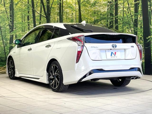 プリウス Sツーリングセレクション 禁煙車 モデリスタ 純正9型ナビ バックカメラ セーフティセンス ドラレコ ETC2.0 フルセグ レーダークルーズ レザー調シート シートヒーター スマートキー LEDヘッド 純正17インチアルミ(29枚目)