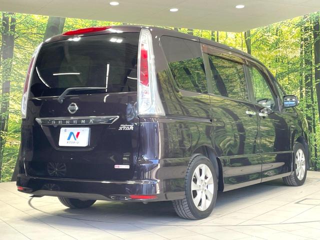 セレナ ハイウェイスター Jパッケージ 禁煙車 両側電動ドア 純正ナビ 後席モニター バックカメラ ビルトインETC スマートキー HIDヘッド クルコン 純正16インチアルミ オートライト オートエアコン Bluetooth CD(18枚目)