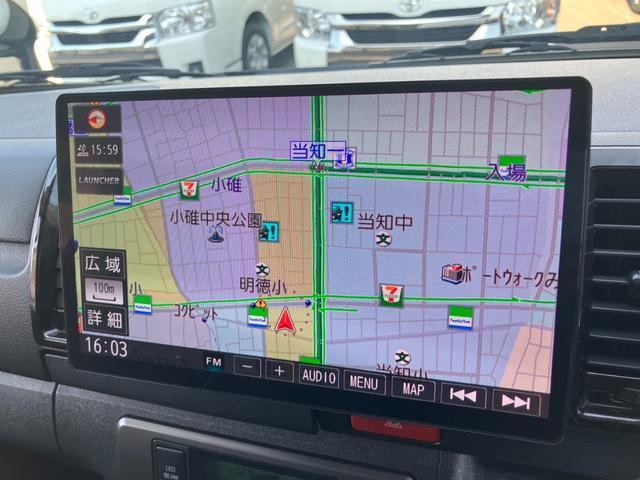 ハイエースバン スーパーＧＬ　ダークプライム　パナソニック大型ナビＴＶ／ベッドキット／バックモニター／ＥＴＣ車載器／社外エアロ／社外１７ｉｎアルミ／ローダウン／ＬＥＤヘッドライト／スマートキー＆プッシュスタート／サイドバイザー／社外ショック（15枚目）