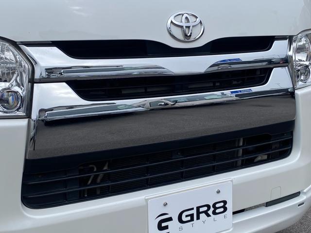 ハイエースバン ロングスーパーＧＬ　ローダウン／コブラエアロ／社外アルミ／ＧＲ８シートカバー／ナビＴＶ／ＥＴＣ車載器／フリップダウンモニター／ＬＥＤテールランプ／スマートキー＆プッシュスタート／ＡＣ１００Ｖ電源／ＬＥＤヘッドライト（28枚目）
