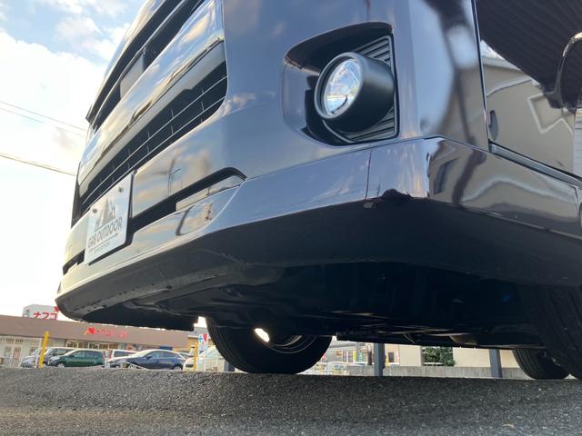 ハイエースバン スーパーGL ダークプライムII 1オーナー/ALPINE BIGX/バックカメラ/フリップダウンモニター/ETC/バッドフェイスボンネット/フロントスポイラー/ローダウン/17インチアルミホイール/ベッドキット//リアスタビライザー(32枚目)