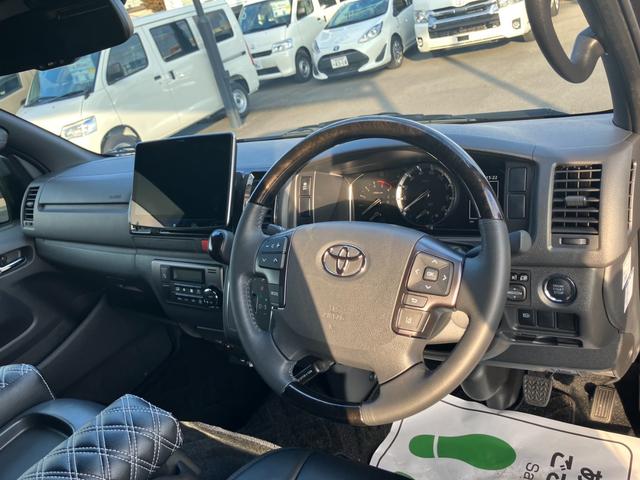 ハイエースバン スーパーGL ダークプライムII 1オーナー/ALPINE BIGX/バックカメラ/フリップダウンモニター/ETC/バッドフェイスボンネット/フロントスポイラー/ローダウン/17インチアルミホイール/ベッドキット//リアスタビライザー(47枚目)