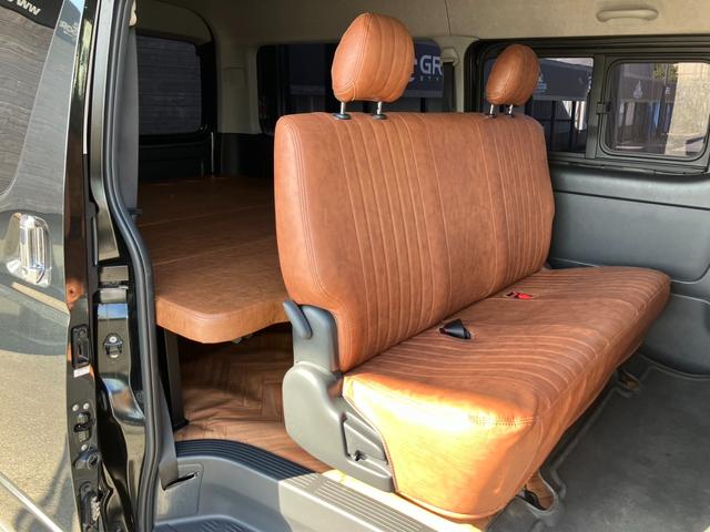 ハイエースバン ロングワイドスーパーGL 1オ-ナ/丸目ヘッドライト/BIG-Xナビ/天吊りモニタ/デジタルミラー/ベッドキット/社外アルミ/スマートキー(18枚目)