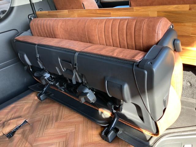 ハイエースバン ロングワイドスーパーGL 1オ-ナ/丸目ヘッドライト/BIG-Xナビ/天吊りモニタ/デジタルミラー/ベッドキット/社外アルミ/スマートキー(57枚目)