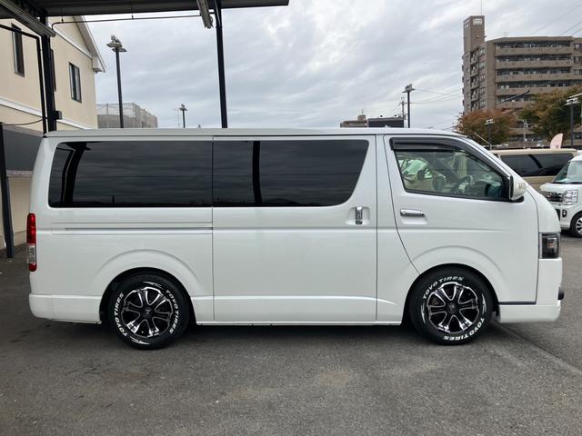 ハイエースバン スーパーGL ダークプライムII ローダウン/16インチアルミ/ベットキッド/フロントエアロ/アルパインナビ/シートカバー/クルーズコントロール(21枚目)