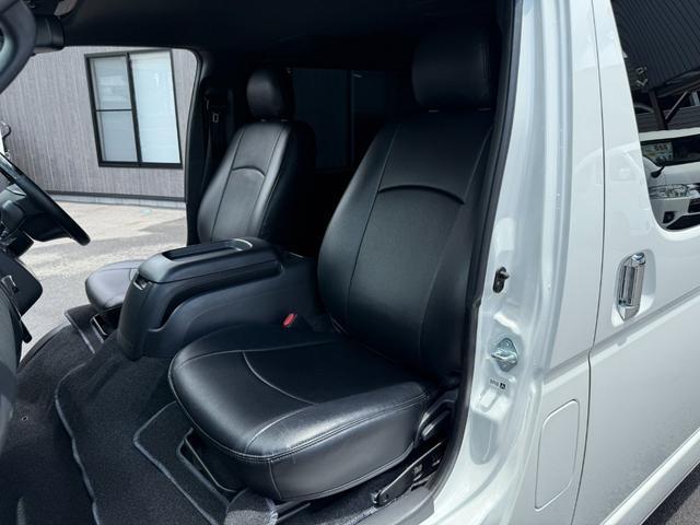 ハイエースバン スーパーGL ダークプライムII ローダウン/16インチアルミ/ベットキッド/フロントエアロ/アルパインナビ/シートカバー/クルーズコントロール(43枚目)