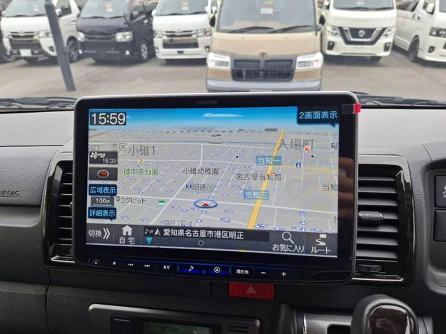 ハイエースバン スーパーGL ダークプライムII 4WD/BIG-Xナビ/バックカメラ/ETC/フルエアロ/社外アルミ/セーフティセンス/ローダウン/スマートキー(15枚目)