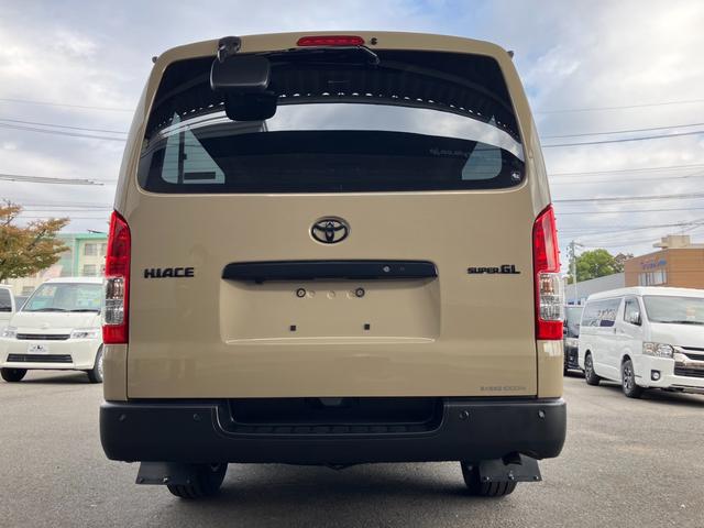 ハイエースバン ロングスーパーGL アースカラーパッケージ DAMDディフェイス/BIG-Xナビ/バックカメラ/社外アルミ/DAMDマッドフラップ/スマートキ/両側パワスラ(22枚目)