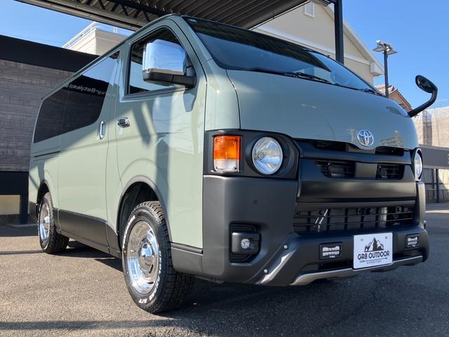 ハイエースバン ロングスーパーGL 4WD/アースカラー/全方位カメラ/デジタルインナーミラー/パワスラ/BIG-Xナビ/ベッドキット/ウッドパネル(9枚目)
