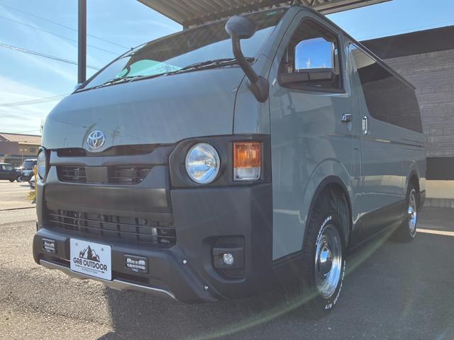ハイエースバン ロングスーパーGL 4WD/アースカラー/全方位カメラ/デジタルインナーミラー/パワスラ/BIG-Xナビ/ベッドキット/ウッドパネル(10枚目)