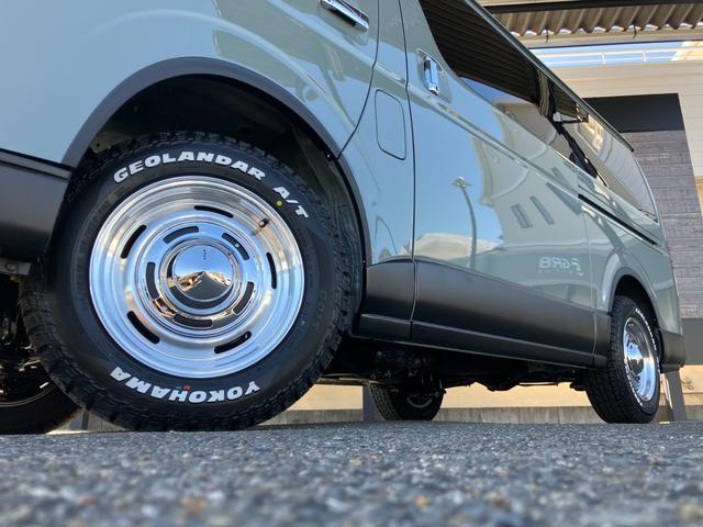 ハイエースバン ロングスーパーGL 4WD/アースカラー/全方位カメラ/デジタルインナーミラー/パワスラ/BIG-Xナビ/ベッドキット/ウッドパネル(13枚目)