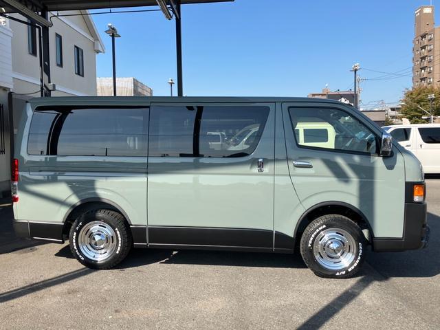 ハイエースバン ロングスーパーGL 4WD/アースカラー/全方位カメラ/デジタルインナーミラー/パワスラ/BIG-Xナビ/ベッドキット/ウッドパネル(23枚目)