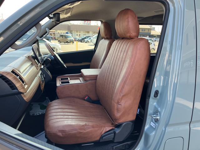 ハイエースバン ロングスーパーGL 4WD/アースカラー/全方位カメラ/デジタルインナーミラー/パワスラ/BIG-Xナビ/ベッドキット/ウッドパネル(53枚目)