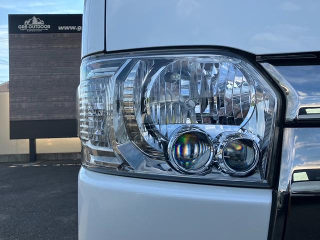 ハイエースバン スーパーGL ダークプライム パナソニック大型ナビTV/ベッドキット/バックモニター/ETC車載器/社外エアロ/社外17inアルミ/ローダウン/LEDヘッドライト/スマートキー&プッシュスタート/サイドバイザー/社外ショック(30枚目)