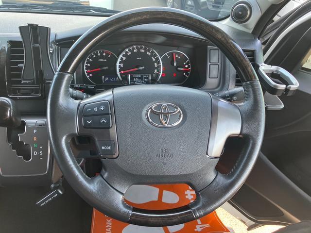 ハイエースバン スーパーGL ダークプライム パナソニック大型ナビTV/ベッドキット/バックモニター/ETC車載器/社外エアロ/社外17inアルミ/ローダウン/LEDヘッドライト/スマートキー&プッシュスタート/サイドバイザー/社外ショック(45枚目)