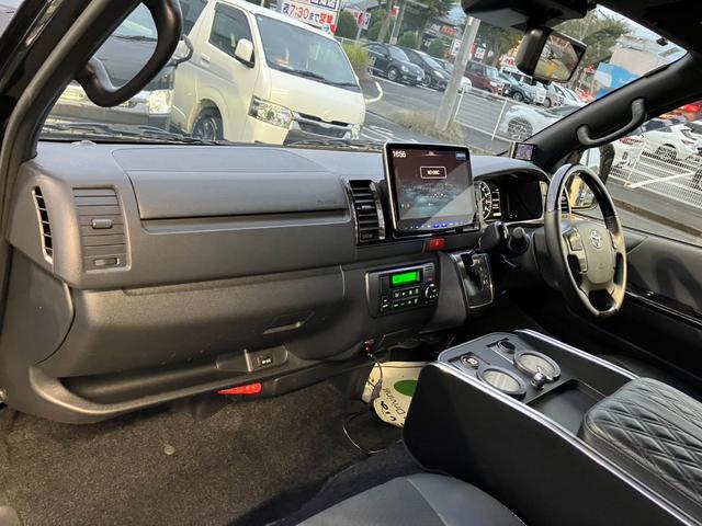 ハイエースバン スーパーGL ダークプライムII 1オーナー/BIG-Xナビ/全方位カメラ/デジタルミラー/ベッドキット/両側パワスラ/社外アルミ/ルーフキャリア(46枚目)