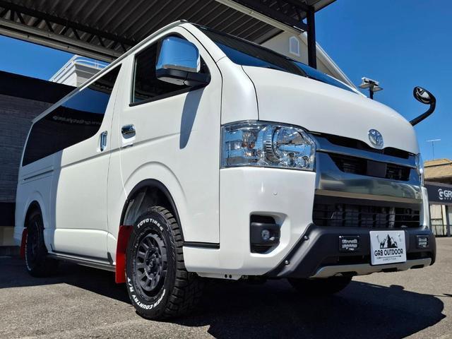 ハイエースバン ロングスーパーGL ダークプライムS 4WD/ユーチューブ100万カスタム企画車両/登録済未使用/寒冷地/全方位カメラ/デジタルミラー/パワスラ/スマートキ/LEDヘッド/UIベッドキット(9枚目)