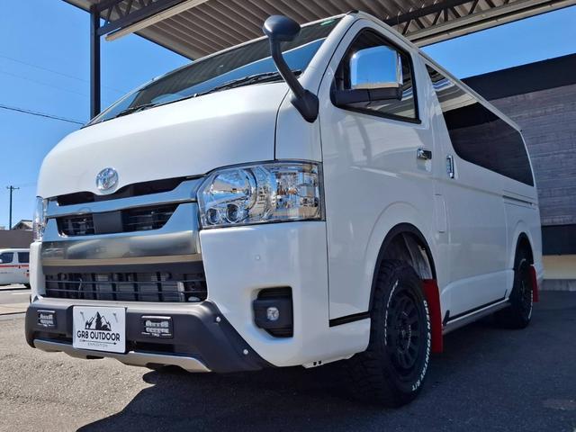 ハイエースバン ロングスーパーGL ダークプライムS 4WD/ユーチューブ100万カスタム企画車両/登録済未使用/寒冷地/全方位カメラ/デジタルミラー/パワスラ/スマートキ/LEDヘッド/UIベッドキット(10枚目)