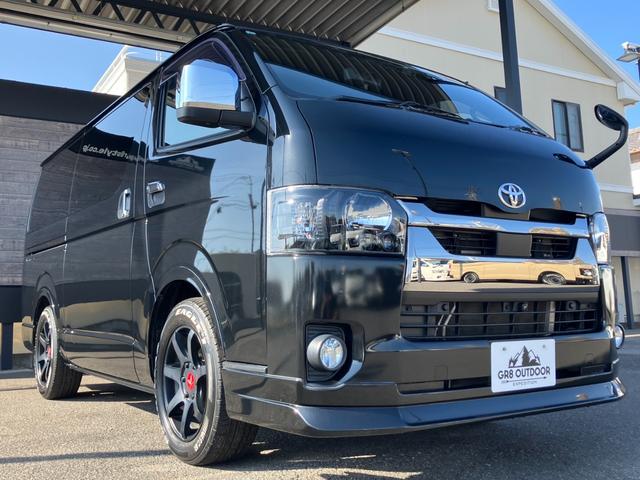 ハイエースバン スーパーGL ダークプライムII BIG-XナビTV/全方位カメラ/デジタルインナーミラー/社外アルミ/フロントエアロ/ベッドキット/両側パワスラ(9枚目)