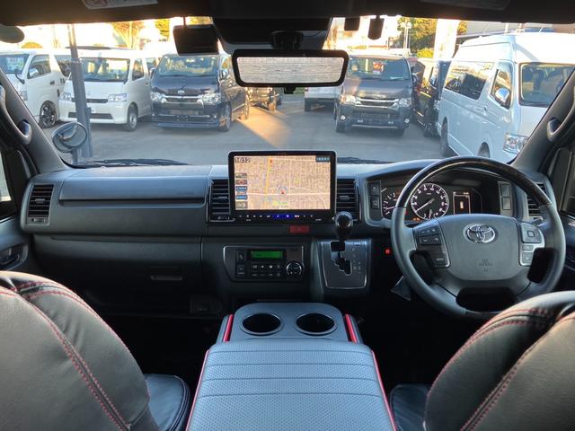 ハイエースバン スーパーGL ダークプライムII BIG-XナビTV/全方位カメラ/デジタルインナーミラー/社外アルミ/フロントエアロ/ベッドキット/両側パワスラ(14枚目)