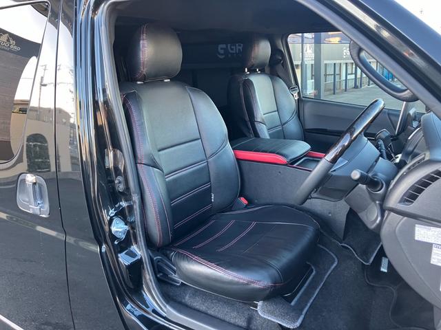 ハイエースバン スーパーGL ダークプライムII BIG-XナビTV/全方位カメラ/デジタルインナーミラー/社外アルミ/フロントエアロ/ベッドキット/両側パワスラ(17枚目)