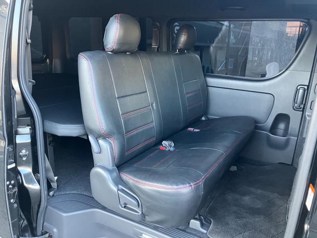 ハイエースバン スーパーGL ダークプライムII BIG-XナビTV/全方位カメラ/デジタルインナーミラー/社外アルミ/フロントエアロ/ベッドキット/両側パワスラ(18枚目)