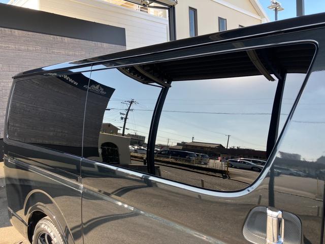 ハイエースバン スーパーGL ダークプライムII BIG-XナビTV/全方位カメラ/デジタルインナーミラー/社外アルミ/フロントエアロ/ベッドキット/両側パワスラ(33枚目)