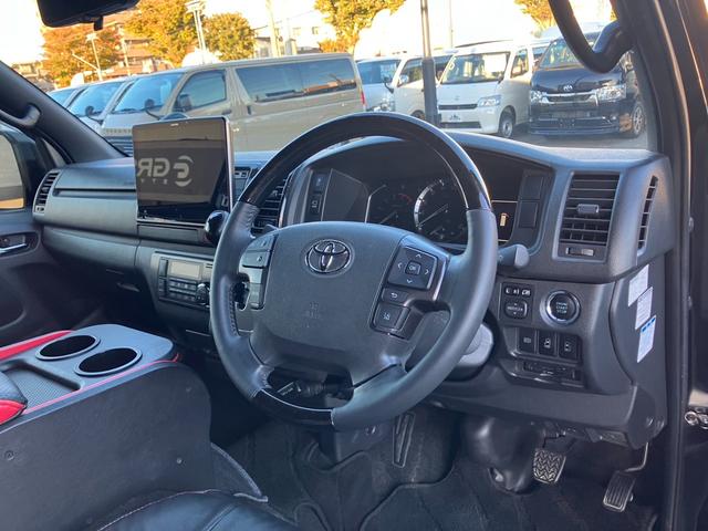 ハイエースバン スーパーGL ダークプライムII BIG-XナビTV/全方位カメラ/デジタルインナーミラー/社外アルミ/フロントエアロ/ベッドキット/両側パワスラ(44枚目)