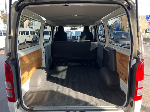 ハイエースバン ロングDX GLパッケージ 寒冷地仕様/シートカバー/キーレス/Wエアバッグ/ETC/バックカメラ/モデリスタFスポイラー/新品アルミタイヤ(20枚目)