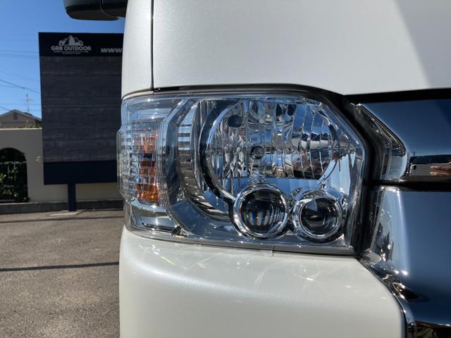 ハイエースバン ロングワイドスーパーＧＬ　ダークプライムＩＩ　１オーナー／ナビＴＶ／Ｂカメラ／ＥＴＣ／ベッドキット／モデリスタフロントスポイラー／社外アルミ／ＬＥＤヘッドライト／スマートキー＆プッシュスタート／サイドバイザー／セーフティセンス／フォグランプ（30枚目）