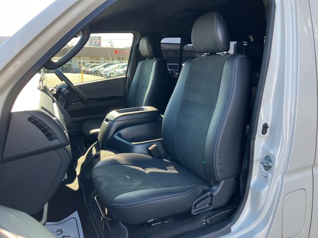 ハイエースバン ロングワイドスーパーＧＬ　ダークプライムＩＩ　１オーナー／ナビＴＶ／Ｂカメラ／ＥＴＣ／ベッドキット／モデリスタフロントスポイラー／社外アルミ／ＬＥＤヘッドライト／スマートキー＆プッシュスタート／サイドバイザー／セーフティセンス／フォグランプ（50枚目）