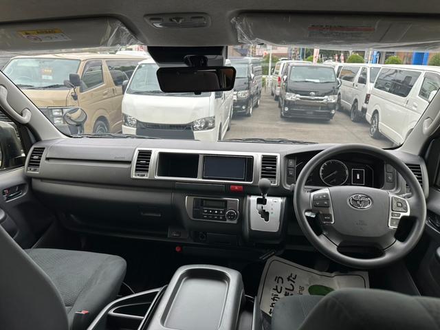 ハイエースバン ロングワイドスーパーGL 1オーナー/GR8ベッドキット/両側パワースライドドア/ナビTV/全方位カメラ/デジタルインナーミラ/スマートキー&プッシュスタート/LEDヘッドライト/AC100V電源/トヨタセーフティセンス(14枚目)