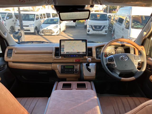 ハイエースバン ロングスーパーＧＬ　アースカラーパッケージ　４ＷＤ／丸目ヘッドライト／ＧＲ８インテリアカスタム／ＢＩＧ－Ｘナビ／全方位カメラ／両側パワスラ／丸目ヘッドライト（16枚目）