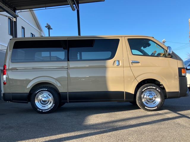 ハイエースバン ロングスーパーＧＬ　アースカラーパッケージ　４ＷＤ／丸目ヘッドライト／ＧＲ８インテリアカスタム／ＢＩＧ－Ｘナビ／全方位カメラ／両側パワスラ／丸目ヘッドライト（21枚目）
