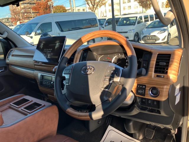 ハイエースバン ロングスーパーＧＬ　アースカラーパッケージ　４ＷＤ／丸目ヘッドライト／ＧＲ８インテリアカスタム／ＢＩＧ－Ｘナビ／全方位カメラ／両側パワスラ／丸目ヘッドライト（43枚目）