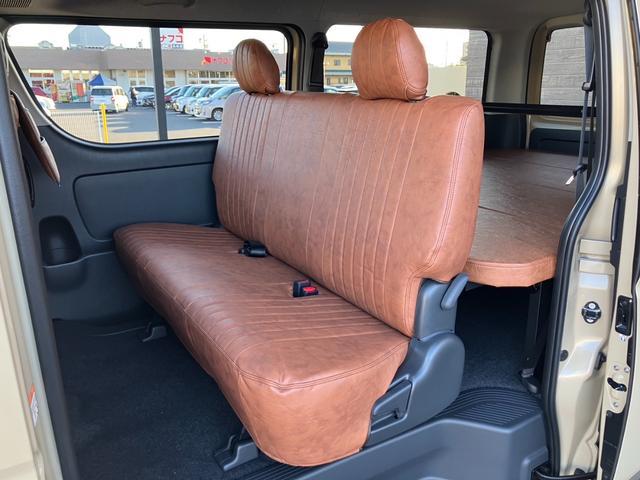ハイエースバン ロングスーパーＧＬ　アースカラーパッケージ　４ＷＤ／丸目ヘッドライト／ＧＲ８インテリアカスタム／ＢＩＧ－Ｘナビ／全方位カメラ／両側パワスラ／丸目ヘッドライト（56枚目）