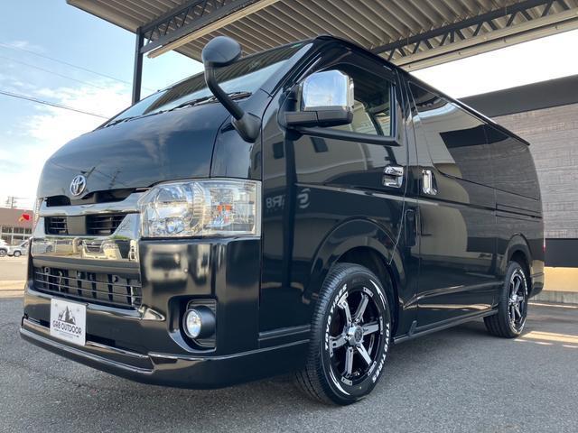 ハイエースバン スーパーGL ダークプライムII パワスラ/ナビTV/全方位カメラ/デジタルミラー/ベッドキット/LEDヘッド/社外アルミ/GR8エアロ(10枚目)