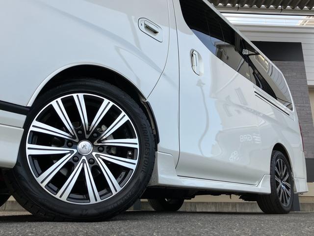 NV350キャラバンバン ロングライダープレミアムGXターボ ナビTV/バックモニター/ETC車載器/フルエアロ/エマージェンシーブレーキ/ローダウン/社外アルミ/デイライト/HIDヘッドライト/ベッドキット/サイドバイザー/スマートキー&プッシュスタート(2枚目)