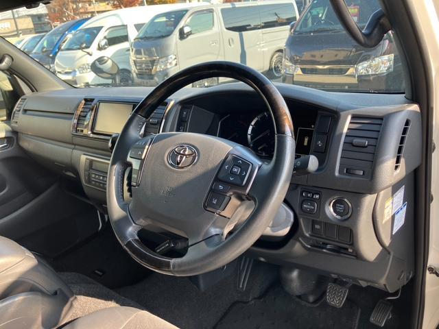 ハイエースバン スーパーＧＬ　ダークプライムＩＩ　寒冷地仕様／デジタルミラー／全方位カメラ／ナビＴＶ／ＥＴＣ／社外アルミ／フロントエアロ／ローダウン／ベッドキット（43枚目）