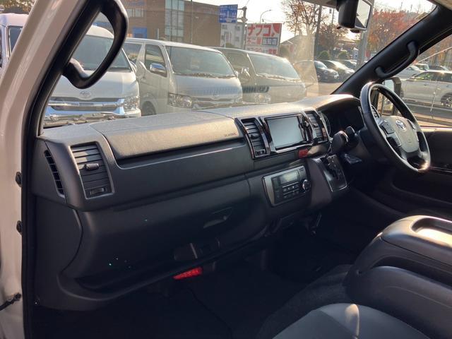 ハイエースバン スーパーＧＬ　ダークプライムＩＩ　寒冷地仕様／デジタルミラー／全方位カメラ／ナビＴＶ／ＥＴＣ／社外アルミ／フロントエアロ／ローダウン／ベッドキット（44枚目）