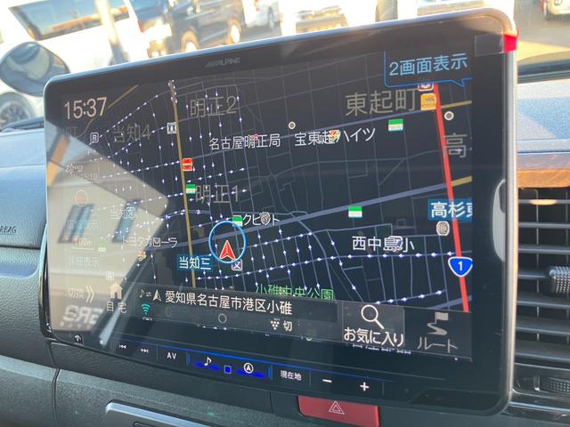 ハイエースバン スーパーGL ダークプライムII 4WD/ボディラッピングカーキ/BIG-Xナビ/天吊りモニタ/Bカメラ/サブバッテリー/ベッドキット/セカンドテーブル/社外デジタルミラー/社外アルミ/LEDヘッド/ルーフキャリア/外部電源あり(15枚目)