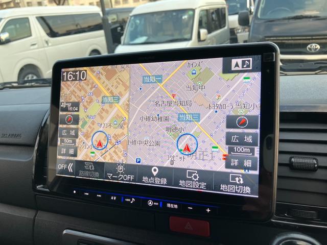 ハイエースバン スーパーＧＬ　ダークプライムＩＩ　ＢＩＧ－Ｘナビ／Ｂカメラ／／ＥＴＣ／ベッドキット／社外センターコンソール／ＬＥＤヘッドライト／スマートキー＆プッシュスタート／サイドバイザー／社外シートカバー／セーフティセンス／ＡＣ１００Ｖ電源（15枚目）