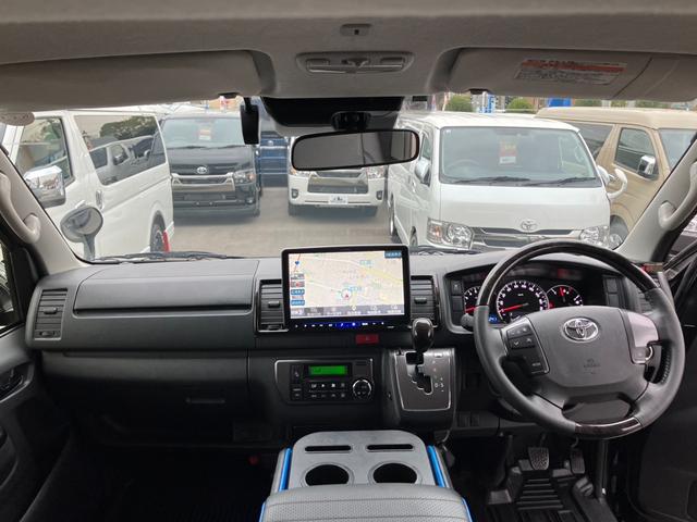 ハイエースバン スーパーＧＬ　ダークプライム　ＢＩＧ－Ｘナビ／Ｂカメラ／ＥＴＣ／ＬＥＤヘッドライト／スマートキー＆プッシュスタート／ＴＲＤアルミ／ベッドキット（14枚目）