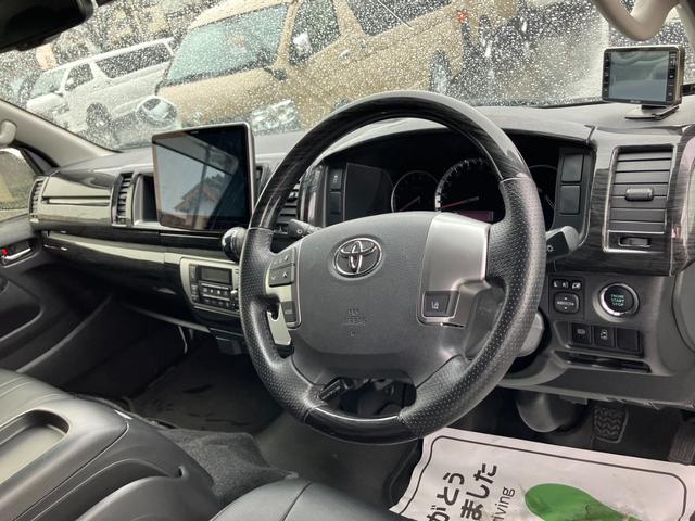ハイエースワゴン ＧＬ　１オーナー／ＢＩＧ－Ｘナビ／アルパイン後席モニター／４列１０人乗り／レザー調シートカバー／ＧＲ８ベッドキット／ＬＥＤヘッドライト／スマートキー＆プッシュスタート／サイドバイザー／セーフティセンス（43枚目）