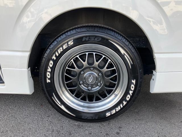 ハイエースバン ロングＤＸ　ＧＬパッケージ　寒冷地仕様／シートカバー／キーレス／ベッドキット／ＥＴＣ／バックカメラ／モデリスタＦスポイラー／新品アルミタイヤ（40枚目）