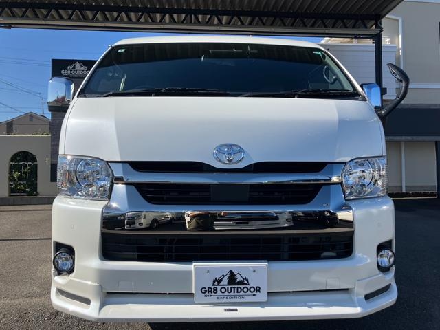 ハイエースバン ロングワイドスーパーＧＬ　ダークプライムＩＩ　１オーナー／ナビＴＶ／Ｂカメラ／ＥＴＣ／ベッドキット／モデリスタフロントスポイラー／社外アルミ／ＬＥＤヘッドライト／スマートキー＆プッシュスタート／サイドバイザー／セーフティセンス／フォグランプ（21枚目）