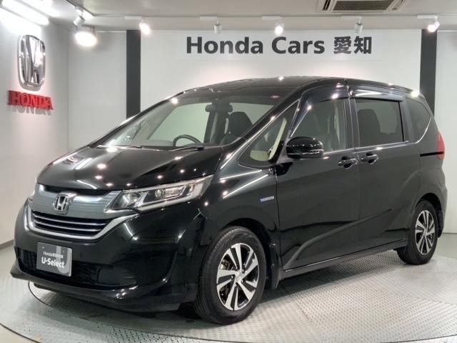 フリードハイブリッド ハイブリッド・ＥＸ　ＨｏｎｄａＳＥＮＳＩＮＧ１年保証　純正ナビ　両側電動ドア　禁煙車　整備手帳　　ＥＴＣ　純正ナビ（フルセグ　ＣＤ　ＤＶＤ　ＢＴオーディオ）Ｒカメラ　リアＴＶモニーター　シートヒーター　横滑り防止　アルミ（43枚目）